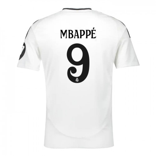 Maillot de Foot Real Madrid Mbappé 9 Domicile 2024-25 Maillot de Foot Real Madrid Mbappé 9 Domicile 2024-25